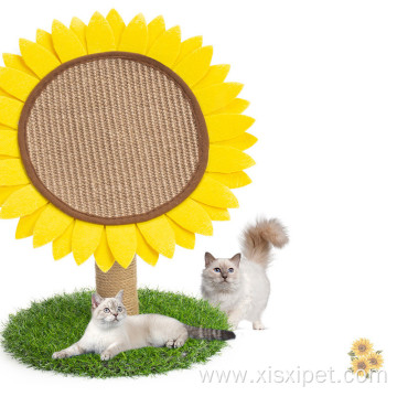 new round sisal sunflower cat climbing frame toy